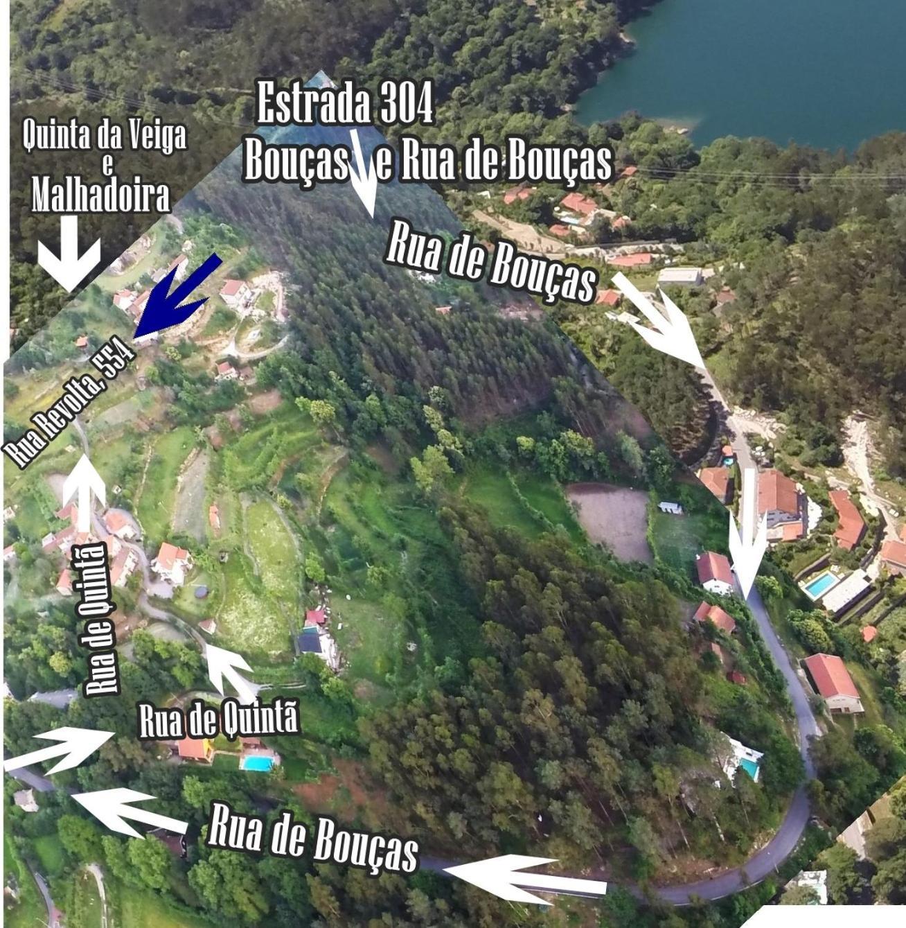 비에이라도미노 Quinta Da Veiga E Malhadoira 게스트하우스 외부 사진